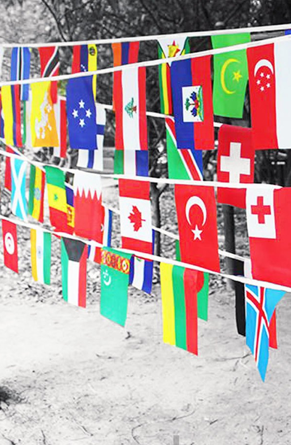 İzmir Bayrak İpe Dizili Flamalar